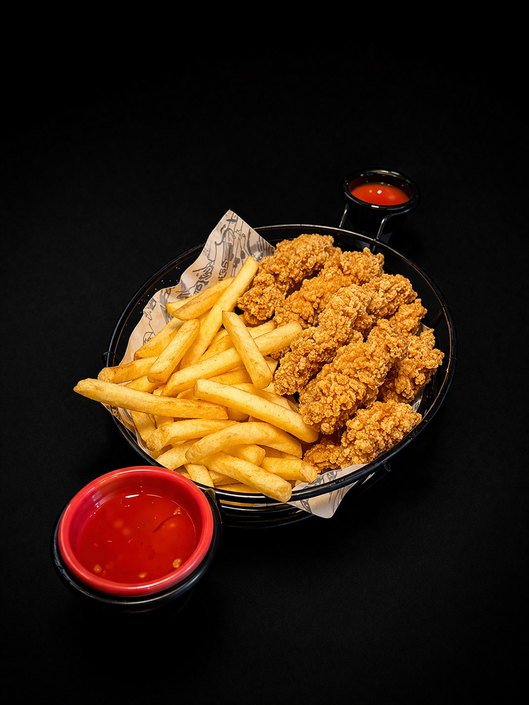 Parmak Tavuk ve Cips Tabağı