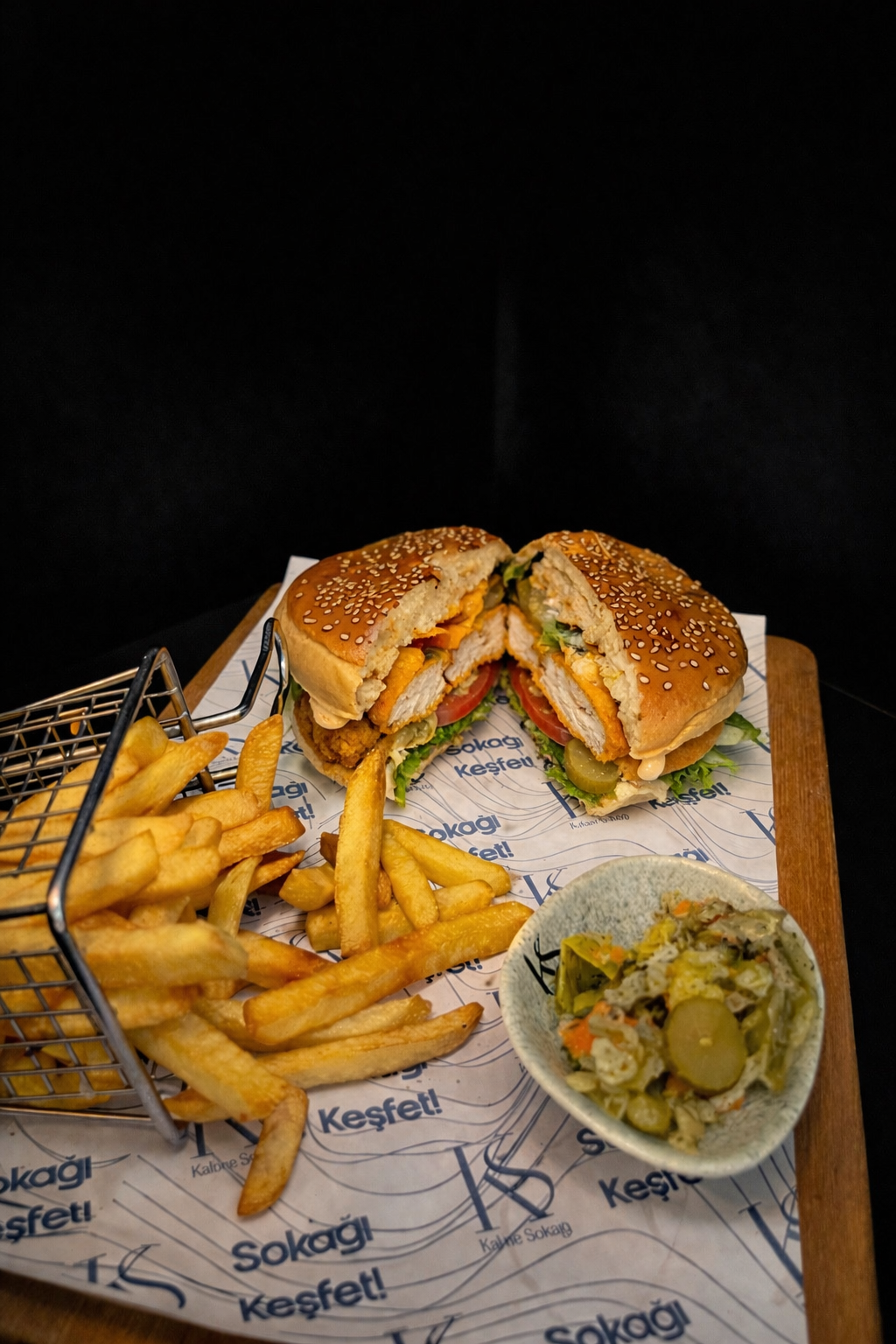 Çıtır Tavuk Burger